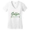 golfer Women's V-Neck T-Shirt