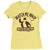 watch me whip Ladies Fitted T-Shirt