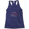 not antisocial Racerback Tank