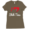 i love shih tzus Ladies Fitted T-Shirt