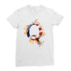 American Flag Q Ladies Fitted T-Shirt