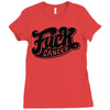 fuck cancer (2) Ladies Fitted T-Shirt
