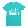 Fortnite evolution Ladies Fitted T-Shirt