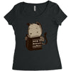 how to manipulate humans Women's Triblend Scoop T-shirt