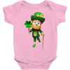 DABBİNG LEPRECHAUN Baby Onesie