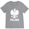 poland polska polish football flag new V-Neck Tee