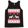 reindeer christmas ugly sweater Tank Top