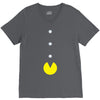 funny 80s pacman 'eating buttons' V-Neck Tee