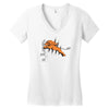 lion Women's V-Neck T-Shirt