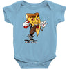 pizza smoking (2) Baby Bodysuit
