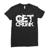 get crunk 2 Ladies Fitted T-Shirt