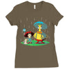 my friend hef Ladies Fitted T-Shirt