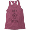 i am a unicorn Racerback Tank