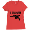 i love you and i know1 Ladies Fitted T-Shirt