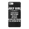Super July Girl iPhone 7 Case