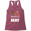 Halloween Kings Are Born In May Racerback Tank