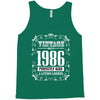 vintage made in 1986 perfectly aged a living legend Tank Top