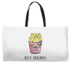 Burger and Fries Best Friends Weekender Totes