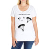 I Do Not Want To Go To School Ladies Curvy T-Shirt