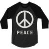 peace sign 3/4 Sleeve Shirt