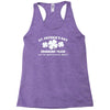 st patricks day drinking team Racerback Tank
