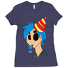 the birthday boy Ladies Fitted T-Shirt