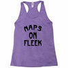 naps on fleek girls Racerback Tank