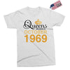 queens are born in october 1969 Exclusive T-shirt