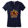 piscina de la muerte   tacos Women's V-Neck T-Shirt