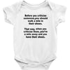 criticize Baby Bodysuit