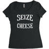seize the cheese Women's Triblend Scoop T-shirt