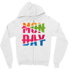 monday crossed out Zipper Hoodie