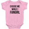 excuse me while i fangirl Baby Bodysuit