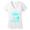 I Dont Need Therapy I Just Need Backpacking Women's V-Neck T-Shirt