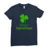 little leprechaun Ladies Fitted T-Shirt
