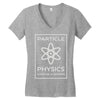 particle physics funny pun Women's V-Neck T-Shirt