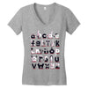 alphabeasts Women's V-Neck T-Shirt