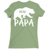 Papa Bear Ladies Fitted T-Shirt