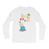 popeye spinach retro mens funny Long Sleeve Shirts