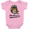 monkey cafe pilote Baby Onesie