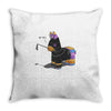 hit me Throw Pillow