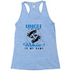 Uncle is my Name Fishing Is My Game Racerback Tank