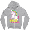 gay pride f#ck younicorn funny rude unicorn Zipper Hoodie