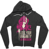 hair stylist virginity Zipper Hoodie