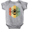 Vintage Bee Baby Bodysuit