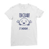 crabby day Ladies Fitted T-Shirt