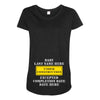 Under Construction Personalize Baby Maternity Scoop Neck T-shirt