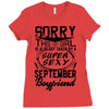 This Girl Is Taken By A Super Sexy September Boyfriend Ladies Fitted T-Shirt