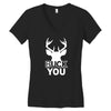 buck you Women's V-Neck T-Shirt