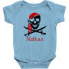 personalized pirate Baby Onesie